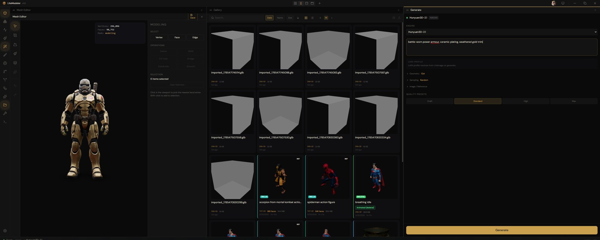 LiteModeler screenshot