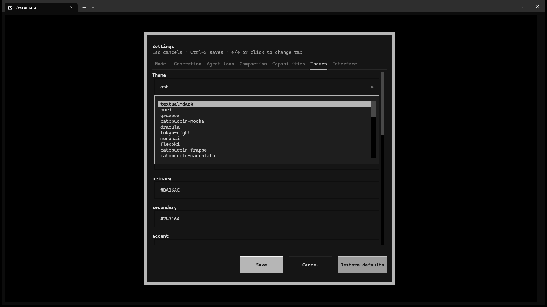 36 Dark Themes and a Colour Picker